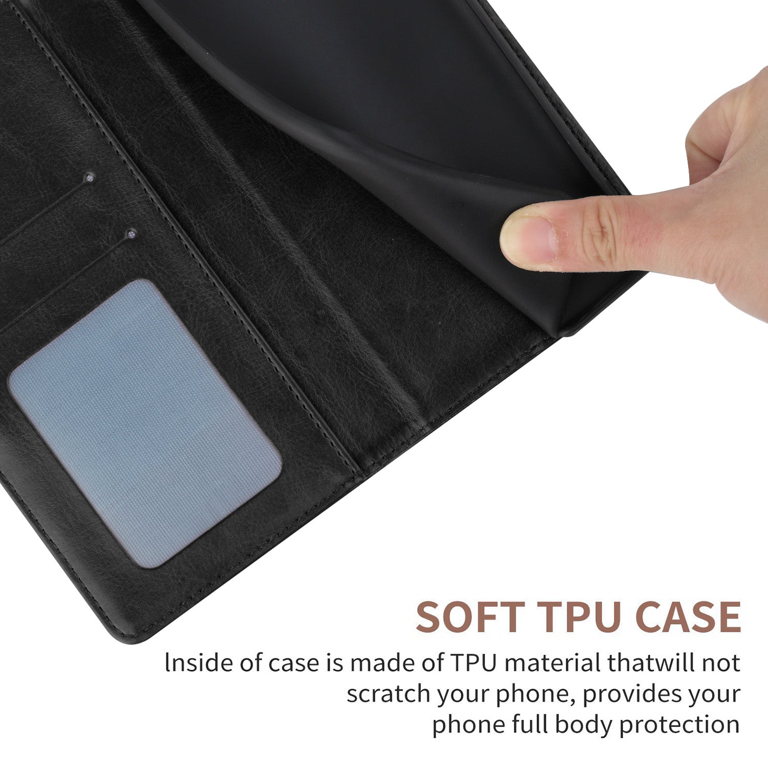 HT01 For Oppo A59 5G Phone Leather Case with Wallet Stand Imprint Y-shaped Line - Black HT01 For Oppo A59 5G Phone Leather Case with Wallet Stand Imprint Y-shaped Line - Black
